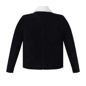 เสื้อแจ็คเก็ตขนแกะบุขนสำหรับผู้ชาย เนื้อผ้านุ่ม สวมใส่สบาย ตัวเลือกการสร้างแบรนด์ตามสั่ง เหมาะสำหรับแฟชั่นฤดูหนาว การสวมใส่เป็นเลเยอร์ และลุคสบายๆ ในชีวิตประจำวัน - Product Image 2