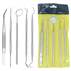 Kit de examen dental básico de 4 piezas Juego de instrumentos básicos dentales de acero inoxidable Juego de herramientas dentales en colores personalizados - Product Image 2