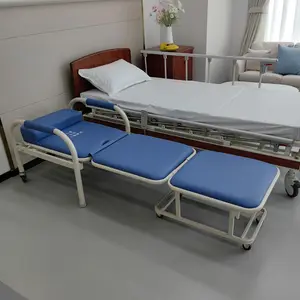 HH/PBC-059 pliant confortable pliable médical accompagner chaise lit d'hôpital accompagner chaise (lit)