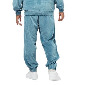 OEM Brand <b>Men's</b> Velour Tracksuit Casual Winter Sweatsuit Sets with Eco-Friendly Track <b>Jackets</b> Pants 2025 <b>Velvet</b> 2-Piece Outfit - Product Image 5