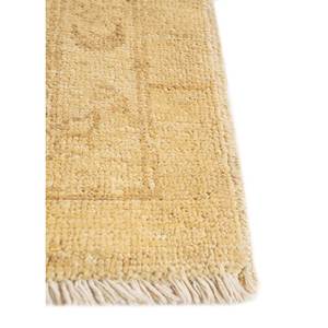 Aalam Gold Hand Knotted <b>Wool</b> Rugs Paem-1452 Classic Floral Abstract Design for Home Kilim Style Jute Rug for Bedroom Hallway - Product Image 4