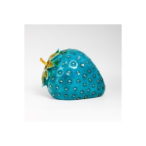 Oggetto decorativo fragola blu