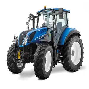 Kualitas asli cukup digunakan n-ew Hollands 70hp 4WD traktor pertanian dengan cakram harrow Gratis