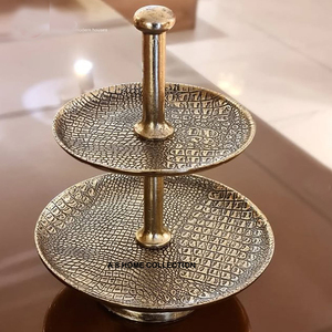 Best Quality New Arrival Stainless Steel Metal <b>Cake</b> <b>Stand</b> in 2 Tier Silver Finished for Wedding Tabletop Decorations <b>Cake</b> <b>Stand</b> - Product Image 5