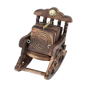 Handmade Classic Style Wooden Kettle Coasters Customized Serving Mats & <b>Pads</b> Top Selling Ecommerce Products - Product Image 5