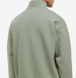 เสื้อสเวตเชิ้ตผู้ชายคุณภาพสูงแบบใหม่ คอวี แขนยาว ซิป ¼  ปักลาย สวมใส่สบาย เหมาะสำหรับฤดูใบไม้ผลิ - Product Image 3