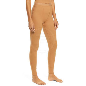 Leggings taille moyenne confortables et élégants pour femmes Meilleures ventes de pantalons de fitness fabriqués en usine avec fermeture à la taille élastique - Product Image 3