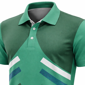 Conjunto de Uniforme de Cricket Verde Unisex Sublimado de Manga Corta con Bloques de Color, Pantalones con Cintura Elástica, Ajuste Atlético que Absorbe la Humedad - Product Image 5