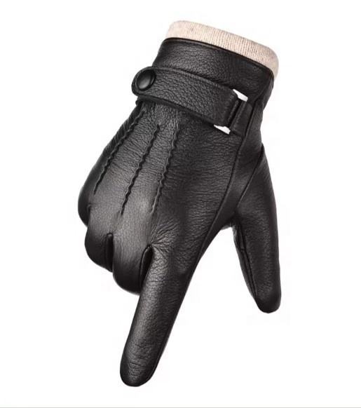 Wholesale Custom Leather Touch Screen Gloves New Latest Design High Quality Waterproof Thermal Working Casual Business Winter