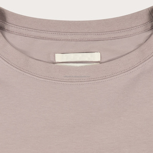 Camisetas Cortas de Corte Regular para Mujer 2026, Diseño Básico con Logotipo, Ecológicas, 100% Algodón, Antiarrugas, Transpirables, Disponibles en Todos los Colores - Product Image 4
