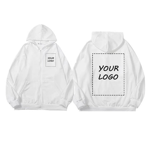 Custom StreetwearฤดูหนาวZip Up HoodieสีทึบHoodedเสื้อกันหนาวผู้ชายHoddiesคุณภาพสูง - Product Image 3
