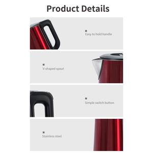 Hervidor Eléctrico Portátil de Acero Inoxidable con Control de Temperatura, Diseño Inalámbrico para Uso en Exteriores, 220V, Colorido - Product Image 4