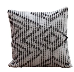 Funda de Cojín de Algodón Tejida a Mano de Lujo Estilo Boho Chic, 14x20 Pulgadas, Bordada, Orgánica, Reversible, Personalizable, Cómoda para Hotel y Hogar - Product Image 3