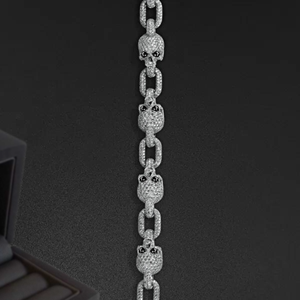 18mm Moissanite Micro Pave Miami Chaîne à Maillons Cubains Offre Spéciale Colliers Hip Hop en Diamant Glacé Argent Sterling 925 - Product Image 2