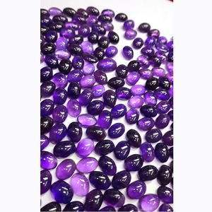 240 piezas de amatista natural 14x10mm cabujón ovalado 1660 CT lote Iroc ventas piedras preciosas sueltas - Product Image 1