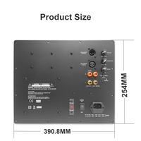 Module d'amplificateur de plaque de subwoofer de classe D VISTRON AUDIO, transformateur d'alimentation toroïdal mono pour la maison, 1000W RMS, 4 ohms max, 2000W
