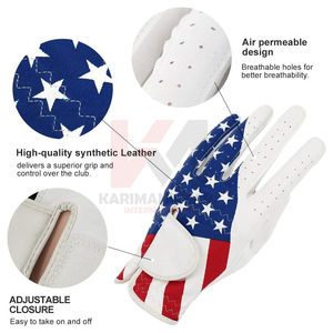 Gant de golf antidérapant en cuir de cabretta (peau de mouton) – Prix de gros, fournisseur en gros, directement de l'usine - Product Image 4