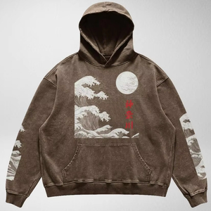 Precio barato de alta calidad 440 Gsm Super Heavy Weight Over Size Faded Hoodie Casual Wear Sudaderas con capucha para hombres - Product Image 1