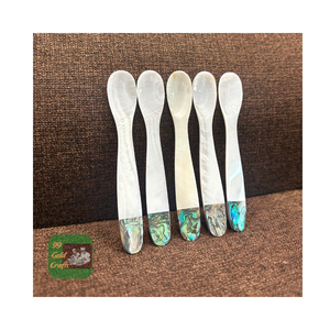 CUILLÈRE À CAVIAR DE PERLE DURABLE COQUILLE NATURELLE DE HAUTE QUALITÉ ÉCOLOGIQUE FAIT À LA MAIN CADEAU PERSONNALISÉ EN GROS - Product Image 6