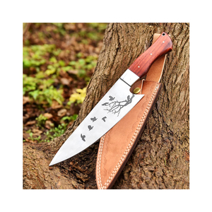 2025 Nueva gran oferta profesional 8 pulgadas Damasco cocina Chef cuchillo de acero inoxidable cocina Chef cuchillo con mango de madera y funda - Product Image 2