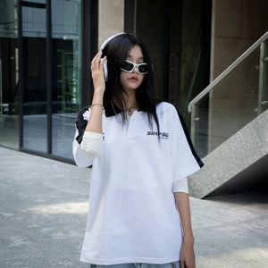 Unisex Oversize para Polo Unisex Patrón-Diseñado Poliéster/Algodón para Hombres y Mujeres - Product Image 6