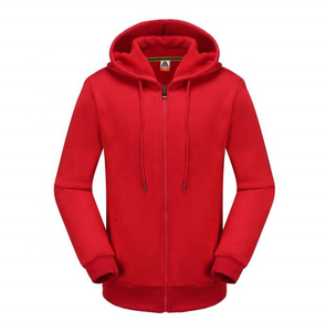 Sweat à capuche en coton épais et lourd pour femme, avec fermeture éclair intégrale, logo imprimé sur le devant, broderie premium, confortable, OEM, pour l'hiver/l'automne - Product Image 1