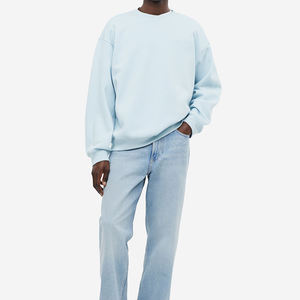 Top vente hiver tendance haute qualité Logo personnalisé hommes sweats éponge polaire jogging porter élégant décontracté hommes sweat - Product Image 3