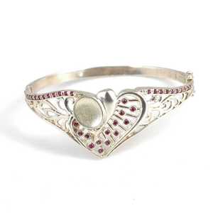 สร้อยข้อมือเงินแท้ 925 ลายฉลุรูปหัวใจ - Product Image 4
