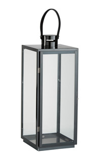 Lanternes carrées de bougie de corps en métal de forme large avec personnaliser la couleur pour Noël avec les tailles de 8x12 po - Product Image 4