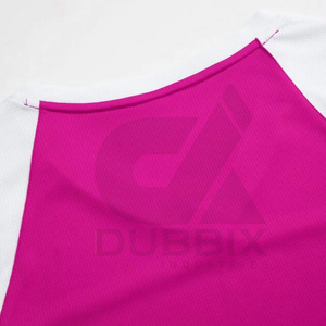 Conjuntos de Uniformes de Baloncesto Premium para Hombre, 100% Poliéster, Secado Rápido, Transpirable, Antibacteriano, Diseño Sólido en 3D, Sin Mangas - Product Image 5