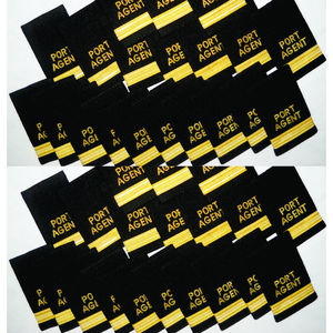 Hombreras Personalizadas OEM, Suaves, de Algodón/Nailon/Poliéster, Bordado Metálico, Diseño Náutico Marítimo Ecológico - Product Image 2