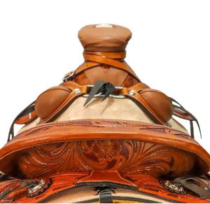 Selle de course Western en cuir véritable de qualité supérieure pour l'équitation - Product Image 3