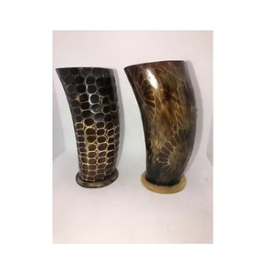 Jarrón de flores de cuerno de búfalo, decoración de Mesa para el hogar, precio barato, jarrón de flores con incrustaciones de cuerno de buey, el mejor producto - Product Image 6