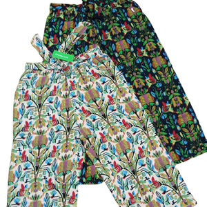 Soft Breathable <b>High</b> <b>Waist</b> Women's <b>Trouser</b> Long Casual <b>Elastic</b> <b>Waist</b> Closure Pant with Wide Leg for Street Wear - Product Image 3