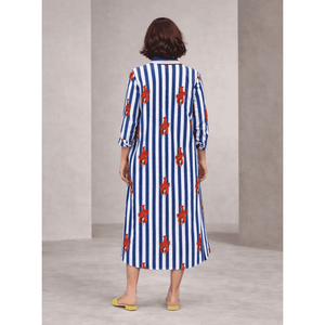 Robe chemise à rayures homard pour la plage - Product Image 4