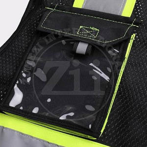 Chaleco Reflectante de Seguridad de Alta Visibilidad, Clase 1 ANSI, Impermeable, Transpirable, Ligero, con Logotipo Personalizado, Servicio OEM - Product Image 5