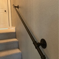 Rampe d'escalier tuyau Loft industriel intérieur