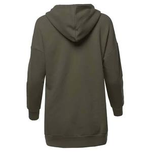 Sudaderas con capucha de color sólido con cremallera para mujer, Material de algodón de talla grande, ajustada para ropa informal Fitness, nuevas sudaderas con capucha de moda - Product Image 1