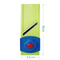 Mandoline à julienne de 1,7 mm, trancheuse manuelle pour légumes, en PP de qualité alimentaire, réglable, compatible lave-vaisselle, avec support de sécurité, gadget de cuisine