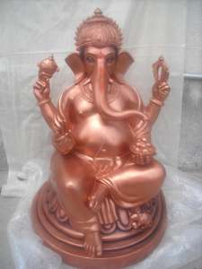 Statue de bouddha en fibre de verre légère pièce d'art intérieure/extérieure durable pour bureau à domicile et décor paysager modèle en résine grandeur nature - Product Image 5