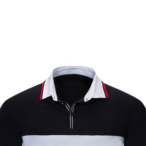 Vente en gros d'usine, Polo personnalisé à la mode, décontracté, séchage rapide, nouveau Design, col rond, haute qualité, Polo uni pour hommes - Product Image 4