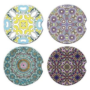 Posavasos de madera impresos de primera calidad para comedor moderno Juego de posavasos de madera impresos artísticos para exhibición en el hogar - Product Image 4