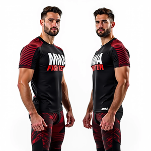 Rashguards personnalisés de haute qualité, impression par sublimation durable, rashguards MMA, rashguards idéaux pour la compétition de Jiu-Jitsu - Product Image 6