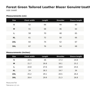 Veste en cuir gaufré sur mesure pour homme, blazer ajusté en peau de mouton avec logo gaufré, vert forêt - Product Image 6