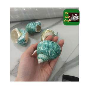 ANILLOS DE SERVILLETA DE CONCHA DE MAR AZUL DE FANTASÍA VAJILLA CREATIVA ACCESORIOS ANILLOS DE SERVILLETA DE CONCHA MARINA COLECCIÓN DE VIETNAM - Product Image 2