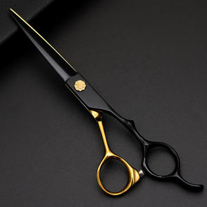 Ciseaux à cheveux de coiffeur allemands professionnels en acier inoxydable Nouveaux outils de salon à la mode avec lame tranchante à revêtement multicolore j2 - Product Image 4