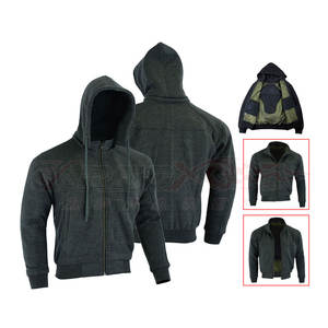 Sudadera con capucha de lana para motocicleta deportiva personalizada para hombre, chaqueta de protección CE para motocicletas, forro polar duradero con nombre único del equipo - Product Image 5