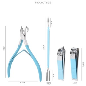 Cortaúñas Profesional, Tijeras de Acero Inoxidable, Removedor de Piel Muerta, Alicates de Pedicura con Punta de Águila, Herramienta de Manicura para el Cuidado de las Manos - Product Image 6