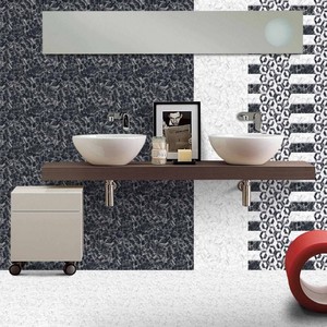 250x400mm Concepto Número 1678 Azulejos de pared de cerámica en superficie brillante Azulejos de calidad premium en 7mm de espesor por Novac Ceramic India - Product Image 3