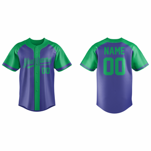 Uniforme de Béisbol con Botones para Hombres Adultos, Diseño Personalizado con Bordado, Logotipo del Equipo, Nombre y Número, Tallas Grandes, Secado Rápido y Transpirable - Product Image 2